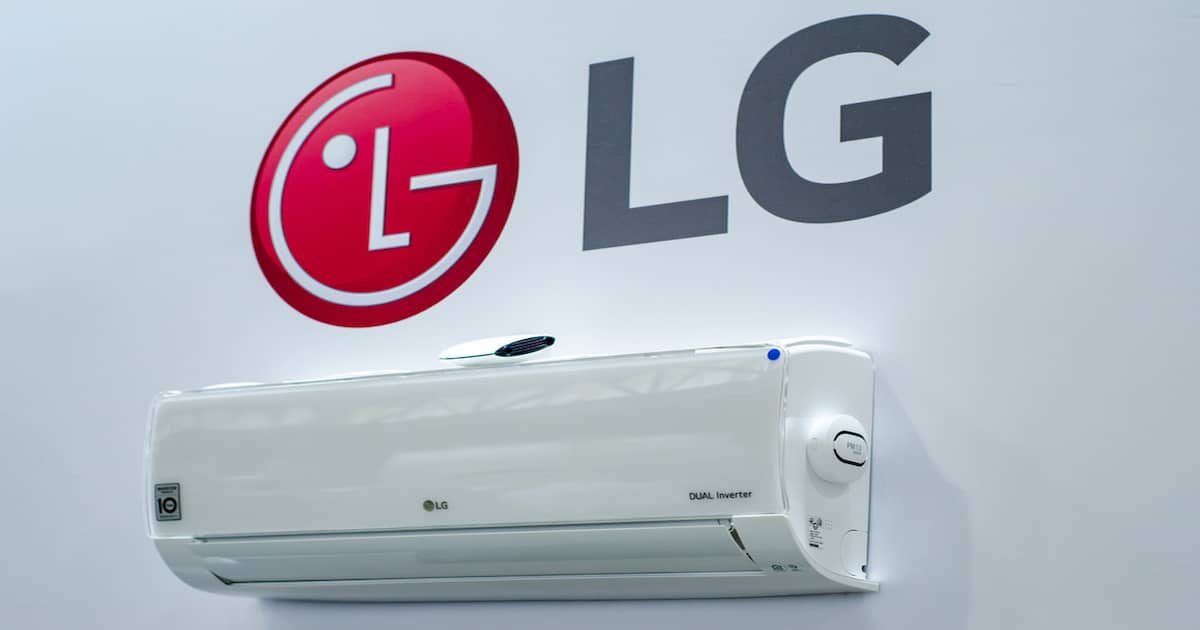 airco monobloc avec la marque LG en grand